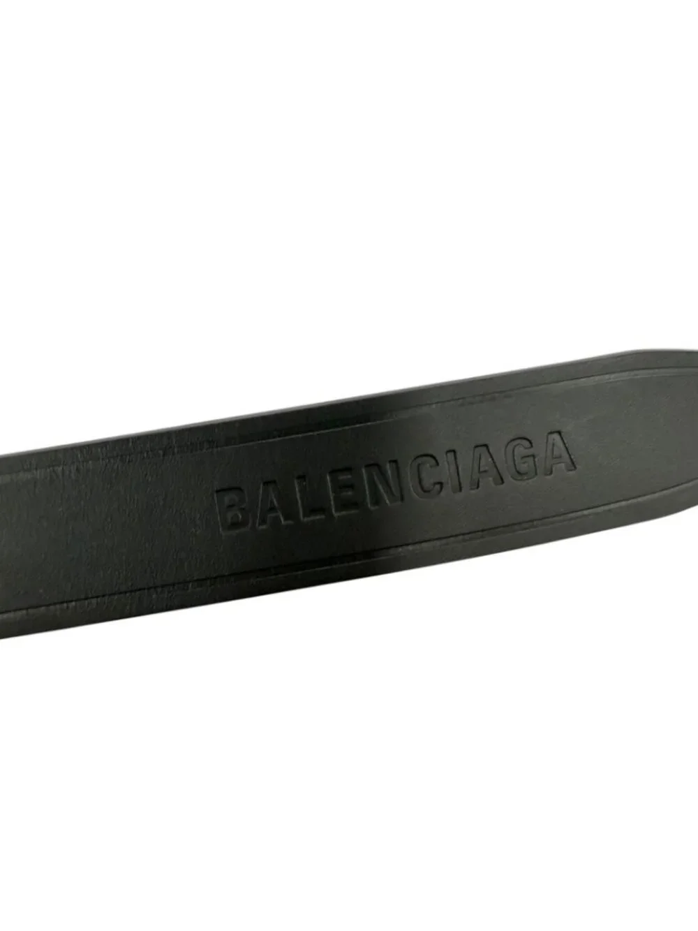 Balenciaga BB Hourglass Belt Black Gold 90